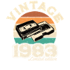 Rétro sunset videotape 1983