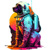 dog astronaut