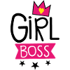 Girl Boss Textdesign