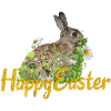 Happy Easter rabbit
