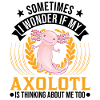 Axolotl Queue Cadeau Amphibien Axolotl
