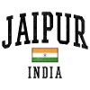 Jaipur India Flag Motif Graphic