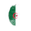 Algeria Flag DNA Country