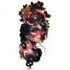 Tattoo Pin Up Flowers