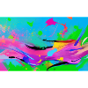 Bunte Frau