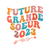 Annuncio di gravidanza regalo Future Big Sister 2023