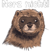 Nerz nicht Spruch Nerze Geschenk