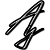Transparent black Arnery logo