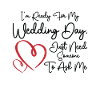 Wedding Day Typography Couple Funny Quotes