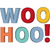 Woohoo Calligraphy text design.