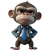 Businessman Monkey