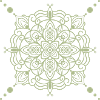 Mandala style - green