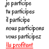 Je participe cadeau original