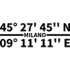 Milano coordinates