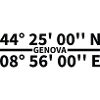 Coordonnées de Gênes