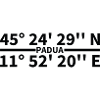 Padua coordinates