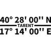 Coordonnées de Tarente
