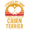 Table tennis and Cairn terriers