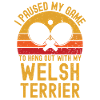 Table tennis and Welsh terriers