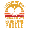 Table tennis and poodles