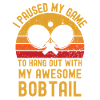 Table tennis and bobtail