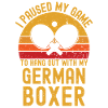 Table tennis and German boxer