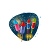 Pyrotechnik Feuerwerk Rakete Feuerwerker
