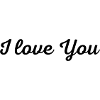 Joli design I love you