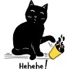 freche Katze