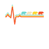 Bear Retro Heartbeat