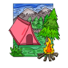 Camping Camping Motif