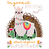 Lama-Llama, funny saying Spitting-Llama