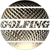 Golfing Ball gold