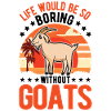 Chèvres Cadeau Chèvre Hôte Chèvre