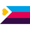 polyamorous NEW pride flag