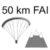 50 km FAI Gleitschirm