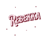Le nom de Rebekka personnalisé