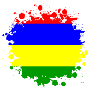 Mauritius blob flag design