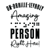 Braille Blind Blindness Awareness Visually