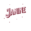 Nom Janine personnalisé