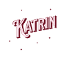 Katrin's name personalized