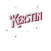 Kerstin's name personalized