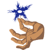 hand fingers clenched flower