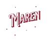 Maren name personalized