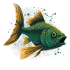 Fish with open Mouth