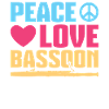 Peace - Love - Bassoon