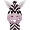 Süßes Zebra