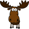Funny Stupid Moose