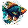 Bunte Fische