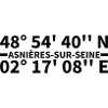 Asnières-sur-Seine coordinates